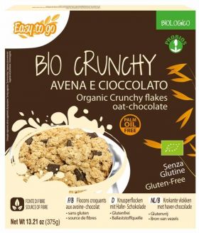 FULGI CROCANTI DE OVAZ CU CIOCOLATA, eco-bio, 375g, Probios