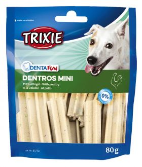 Recompense Pentru Caini, Denta Fun Batoane Dentros Mini, 80g, 31773