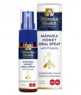 Spray oral miere de Manuka MGO 400+ cu Propolis lichid BIO30 (20ml)