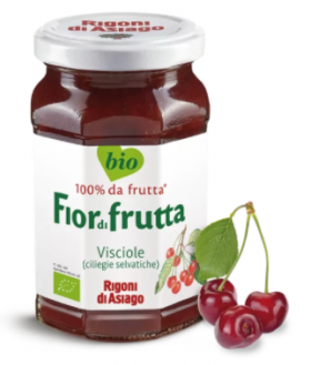 Dulceata de visine, fara zahar, eco-bio, 250g - Rigoni di Asiago