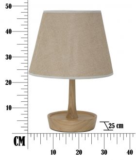 Lampa de masa Storage -B, Mauro Ferretti, 1 x E27, 40W, Ø 25x49 cm, lemn de stejar