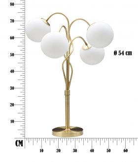 Lampadar Glamy, Mauro Ferretti, 4 x E14, 40W, Ø 53x74 cm, fier