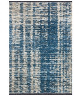 Covor, B3122A , 160x230 cm, 100% POLIESTER/CHENILA, Gri/Albastru