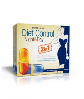 Diet Control noapte si zi, 120cps - INTERHERB