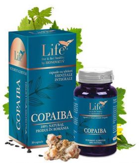 Copaiba capsule cu uleiuri esentiale 30 capsule - DVR Pharm