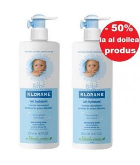 KLORANE BEBE LAPTE MASAJ 500ML 1+1 50% REDUCERE LA AL 2-LEA PRODUS