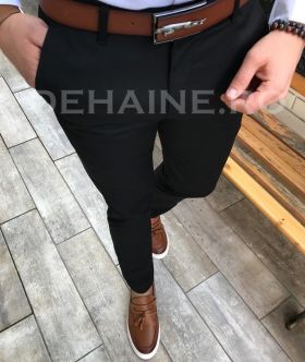 Pantaloni barbati eleganti negri ZR A8270 B2 4-5