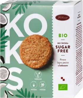 Biscuiti KOKOS fara zahar din faina spelta cu nuca de cocos Eco-Bio 135g - Delicia