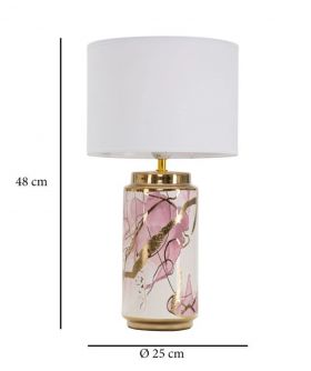 Lampa de masa Abstract V1, Mauro Ferretti, 1 x E27, 40W, Ø 25x48 cm, ceramica, multicolor