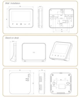 RESITGILAT Termostat de ambient inteligent Smart WT-20, WI-FI, Control Internet , Pentru Centrala Termica, RF Wireless, Reecomer