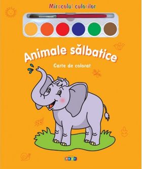 Animale salbatice - Carte de colorat | 