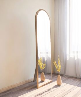 Oglinda decorativa, Siam, Emma, 50x160x2.2 cm, MDF , Maro