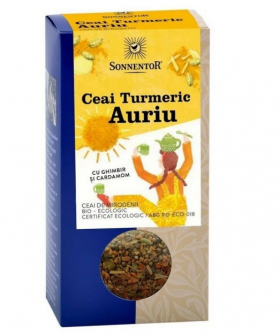 Ceai de Turmeric Auriu Sonnentor, eco-bio, 120 g, Sonnentor