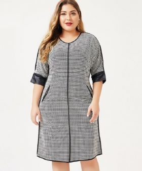 Rochie din bumbac marime plus 4XL