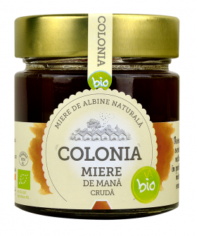 Miere de mana cruda Bio, 270g, Colonia