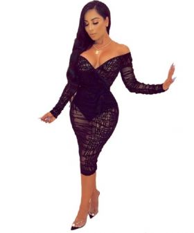 Rochie sexy translucidă 3XL