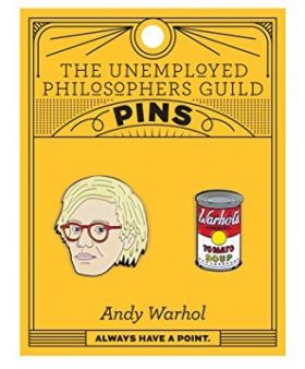 Set insigne - Warthol and Soup Can | The Unemployed Philosophers Guild