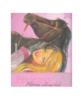 Princess Top - Horses Coloring Book