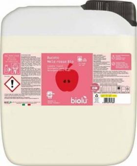 Detergent ecologic lichid pentru rufe albe si colorate, mere rosii, 5L - Biolu