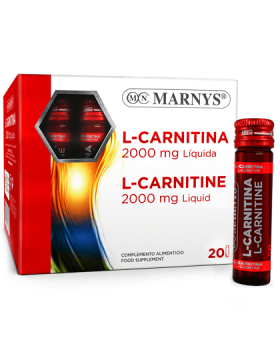 L-Carnitina Lichida 2000mg, 20 fiole, Marnys