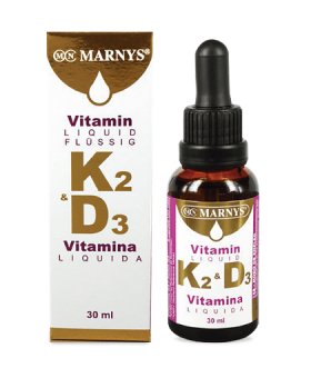 Vitamina K2+D3 Lichida, 30ml, Marnys