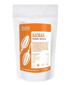 Baobab pulbere eco-bio 100g Dragon Superfoods