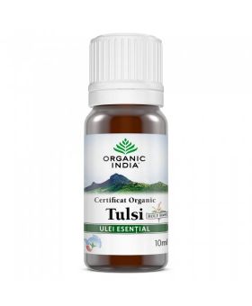 Ulei Esential Tulsi Busuioc sfant, 10ml - Organic India