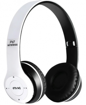 CASTI AUDIO FARA FIR OVER-EAR P47 CU BLUETOOTH SI RADIO