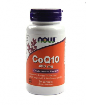 Now CoQ10 400 mg 30 softgels