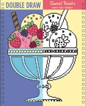 Carte de colorat - Sweet Treats Double Draw |