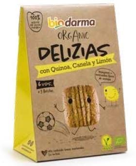 Biscuiti din ovaz cu quinoa, scortisoara si lamaie ECO-BIO 45g Bio Darma