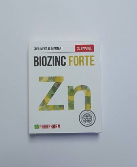 Biozinc Forte 25mg, 30cps - Parapharm