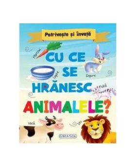 Potriveste si invata Cu ce se hranesc animalele