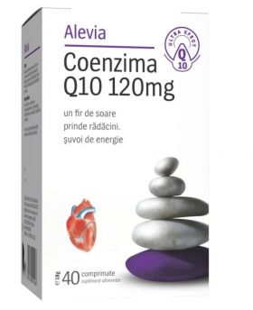 Coenzima Q10 120 mg, 40 capsule, Alevia