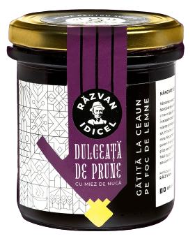 Dulceata de prune cu nuca, 380g, Razvan Idicel