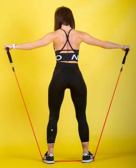 Benzi elastice pentru exercitii pilates, exercitii fitness, antrenament acasa