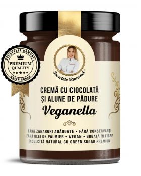 Crema tartinabila cu alune de padure si cacao Veganella, Secretele Ramonei, 350g, Laboratoarele Remedia