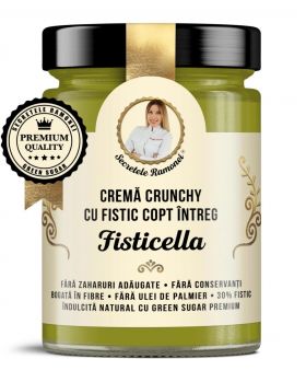 Crema tartinabila de fistic Fisticella Secretele Ramonei, 350g, Laboratoarele Remedia