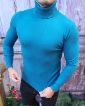 Helanca / Maleta de bărbați, Slim Fit, Bleu – BZ240