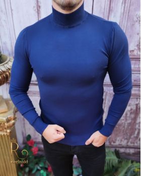 Helanca / Maleta de bărbați, Slim Fit, Albastru închis – BZ246