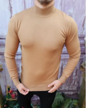 Helanca / Maleta de bărbați, Slim Fit, Cappuccino – BZ247