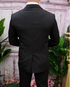 Sacou de bărbați, Slim Fit, Negru - SC779