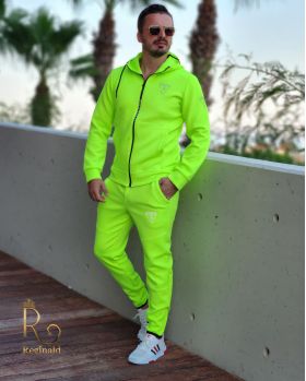 Trening sport de bărbați verde neon - Colectia Reginald - TG170