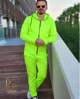 Trening sport de bărbați verde neon - Colectia Reginald - TG170