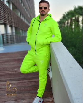 Trening sport de bărbați verde neon - Colectia Reginald - TG170