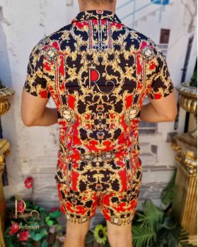 Compleu de vara, Cămașă + Pantalon scurt, Reginald - CMP109