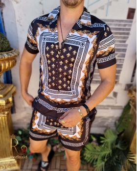 Compleu de vara, Cămașă + Pantalon scurt, Reginald - CMP106
