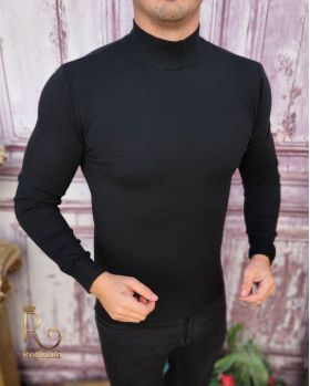 Helanca /Maleta de bărbați, Slim Fit, Neagra – BZ225