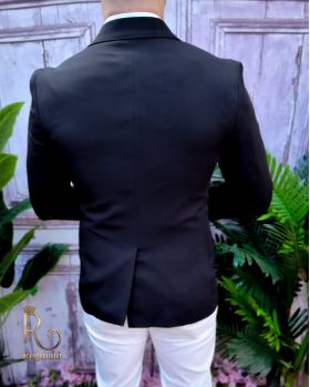 Sacou de bărbați, Slim Fit, Negru - SC798