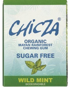 Guma de mestecat cu menta FARA ZAHAR Eco-Bio 30g - Chicza